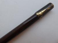 Edwardian Walking Stick Cane 1910 Solid Silver Collar Rosewood Shaft (4 of 8) Edwardian Walking Stick Cane 1910 Solid Silver Collar Rosewood Shaft (4 of 8)