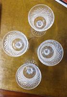 Set of Four Large Waterford Wine Goblets (5 of 8) Set of Four Large Waterford Wine Goblets (5 of 8)