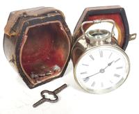 Extremely Rare Miniature Carriage Clock Round Silver Case with Original Case & Platform (8 of 15) Extremely Rare Miniature Carriage Clock Round Silver Case with Original Case & Platform (8 of 15)