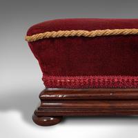 Small Antique Footstool, English, Walnut, Lounge Stool, Victorian c.1880 (10 of 10) Small Antique Footstool, English, Walnut, Lounge Stool, Victorian c.1880 (10 of 10)