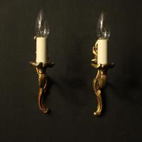 French Pair Of Single Gilded Antique Wall Lights (2 of 10) French Pair Of Single Gilded Antique Wall Lights (2 of 10)