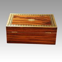 Antique Rosewood Cut Brass Box (6 of 7) Antique Rosewood Cut Brass Box (6 of 7)