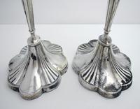Pair of Antique 1903 Edwardian Solid Sterling Silver Candlesticks Candle Holders. English Sheffield (3 of 10) Pair of Antique 1903 Edwardian Solid Sterling Silver Candlesticks Candle Holders. English Sheffield (3 of 10)