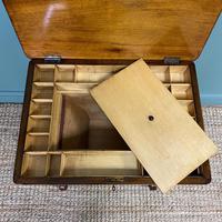 Spectacular Figured Walnut Inlaid Victorian Antique Work Box / Side Table (5 of 8) Spectacular Figured Walnut Inlaid Victorian Antique Work Box / Side Table (5 of 8)