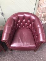 Pair of Antique Leather Gentleman's Club Armchairs (5 of 8) Pair of Antique Leather Gentleman's Club Armchairs (5 of 8)