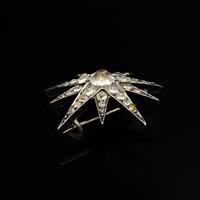 Antique Victorian Old Cut Paste Sterling Silver Star Brooch Pin (4 of 8) Antique Victorian Old Cut Paste Sterling Silver Star Brooch Pin (4 of 8)