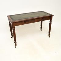 Antique Victorian Mahogany Writing Table / Desk
