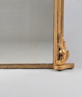 Large English Victorian Gilt Archtop Overmantle Mirror (3 of 6) Large English Victorian Gilt Archtop Overmantle Mirror (3 of 6)