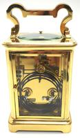 Large Classic Antique French 8-day Gong Striking Repeating Carriage Clock c.1880 (7 of 10) Large Classic Antique French 8-day Gong Striking Repeating Carriage Clock c.1880 (7 of 10)