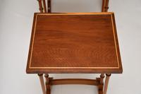 Antique Yew Wood Nest of 4 Tables (6 of 9) Antique Yew Wood Nest of 4 Tables (6 of 9)