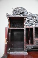 Carved Japanese Meiji Desk (10 of 12) Carved Japanese Meiji Desk (10 of 12)