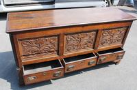 1900's Oak 3 Drawer Mule Chest of Drawers (3 of 5) 1900's Oak 3 Drawer Mule Chest of Drawers (3 of 5)