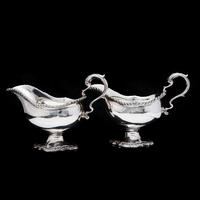 Pair of Georgian Solid Silver Pedestal Sauce Boats - William Collins 1774 (15 of 24) Pair of Georgian Solid Silver Pedestal Sauce Boats - William Collins 1774 (15 of 24)