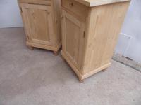 Square Pair of Antique Pine Victorian Bedside Cabinets to wax / paint (3 of 6) Square Pair of Antique Pine Victorian Bedside Cabinets to wax / paint (3 of 6)