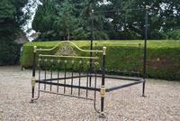 Antique King Size 5ft Half Tester Bedstead by R W Winfield. Bed Restored in your Colour (12 of 19) Antique King Size 5ft Half Tester Bedstead by R W Winfield. Bed Restored in your Colour (12 of 19)