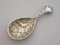 Victorian Cast Silver Caddy Spoon by George Adams, London, 1856 (9 of 10) Victorian Cast Silver Caddy Spoon by George Adams, London, 1856 (9 of 10)