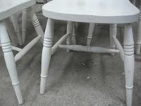Set of 6 White Fiddle Back Kitchen Chairs (3 of 3) Set of 6 White Fiddle Back Kitchen Chairs (3 of 3)