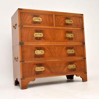 Antique Mahogany Military Campaign Chest of Drawers (11 of 11) Antique Mahogany Military Campaign Chest of Drawers (11 of 11)