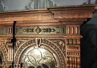 Victorian Carved Oak Secretaire Bookcase (8 of 25) Victorian Carved Oak Secretaire Bookcase (8 of 25)