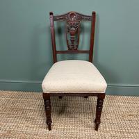 Set of Six Edwardian Walnut Antique Dining Chairs (4 of 8) Set of Six Edwardian Walnut Antique Dining Chairs (4 of 8)