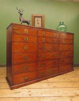 Substantial Antique Bank Of 18 Shop Drawers (20 of 25) Substantial Antique Bank Of 18 Shop Drawers (20 of 25)