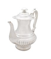 Antique William IV Sterling Silver Coffee Pot 1833 (4 of 9) Antique William IV Sterling Silver Coffee Pot 1833 (4 of 9)