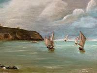 Original Antique 19th Century British Coastal Seascape Oil on Board Painting (6 of 10) Original Antique 19th Century British Coastal Seascape Oil on Board Painting (6 of 10)