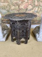 19th Century Indian Carved Occasional Table (6 of 7) 19th Century Indian Carved Occasional Table (6 of 7)