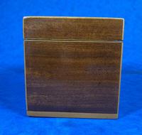 Georgian Single Mahogany Tea Caddy with Inlaid Shell (2 of 12) Georgian Single Mahogany Tea Caddy with Inlaid Shell (2 of 12)