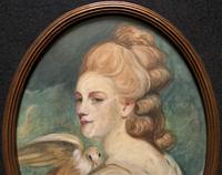 Mrs Mary Desbitt with Dove, After Sir Joshua Reynolds - Portrait Watercolour (5 of 9) Mrs Mary Desbitt with Dove, After Sir Joshua Reynolds - Portrait Watercolour (5 of 9)