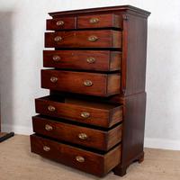 Georgian Chest on Chest of Drawers Inlaid Mahogany (9 of 12) Georgian Chest on Chest of Drawers Inlaid Mahogany (9 of 12)
