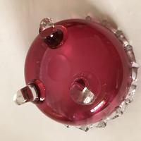 Small Victorian Cranberry Bowl (6 of 6) Small Victorian Cranberry Bowl (6 of 6)