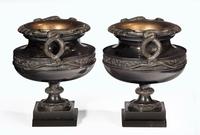 Handsome Pair of 19th Century Bronze Neoclassic Urns (4 of 6) Handsome Pair of 19th Century Bronze Neoclassic Urns (4 of 6)