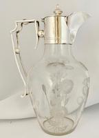 Edwardian Silver Plated Claret Jug c.1910 (6 of 8) Edwardian Silver Plated Claret Jug c.1910 (6 of 8)