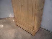 Great Panelled Antique Pine 2 Door 1 Drawer Knockdown Wardrobe to wax / paint (3 of 11) Great Panelled Antique Pine 2 Door 1 Drawer Knockdown Wardrobe to wax / paint (3 of 11)