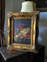 Fine Early 20thc Antique Still Life Oil Painting - Fruit & Shellfish - Minor TLC (3 of 14) Fine Early 20thc Antique Still Life Oil Painting - Fruit & Shellfish - Minor TLC (3 of 14)