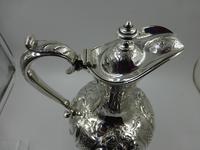 Fine Antique Victorian Silver Wine Jug. Birmingham 1859. (8 of 10) Fine Antique Victorian Silver Wine Jug. Birmingham 1859. (8 of 10)
