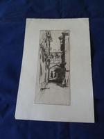 David Young Cameron Drypoint Etching 1899 " In Sterling Castle " (4 of 5) David Young Cameron Drypoint Etching 1899 " In Sterling Castle " (4 of 5)