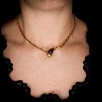 Antique Victorian Cabochon Garnet Yellow Gold Snake Serpent Necklace (11 of 11) Antique Victorian Cabochon Garnet Yellow Gold Snake Serpent Necklace (11 of 11)