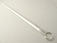 Ring-capped George III silver meat skewer William Eley William Fearn & William Chawner London 1810 (6 of 6) Ring-capped George III silver meat skewer William Eley William Fearn & William Chawner London 1810 (6 of 6)