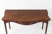 18th Century George III Mahogany 'Adam Style' Serpentine Side Table (6 of 7) 18th Century George III Mahogany 'Adam Style' Serpentine Side Table (6 of 7)