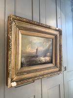 Antique Victorian marine seascape oil painting (1 of 2) (7 of 10) Antique Victorian marine seascape oil painting (1 of 2) (7 of 10)