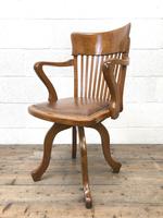 Early 20th Century Antique Swivel Desk Chair (6 of 10) Early 20th Century Antique Swivel Desk Chair (6 of 10)