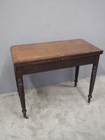 Irish Regency Mahogany Foldover Tea Table (2 of 12) Irish Regency Mahogany Foldover Tea Table (2 of 12)
