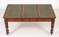 Large Victorian Mahogany Writing Table (9 of 10) Large Victorian Mahogany Writing Table (9 of 10)
