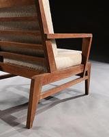 Iconic Pair of Rene Gabriel Mid 20th Century Oak Lounge Chairs (4 of 7) Iconic Pair of Rene Gabriel Mid 20th Century Oak Lounge Chairs (4 of 7)