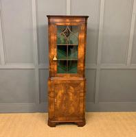 Good Burr Walnut Corner Cabinet (2 of 7) Good Burr Walnut Corner Cabinet (2 of 7)