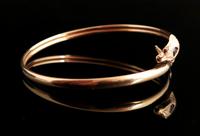 Vintage 9ct Gold Snake Bangle, Garnet (2 of 13) Vintage 9ct Gold Snake Bangle, Garnet (2 of 13)