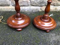 Pair of Antique Mahogany Floor Standard Lamps (2 of 8) Pair of Antique Mahogany Floor Standard Lamps (2 of 8)