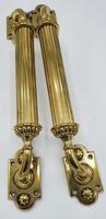 Good Quality Pair of 19th Century Brass Door Pulls or Handles (2 of 3) Good Quality Pair of 19th Century Brass Door Pulls or Handles (2 of 3)